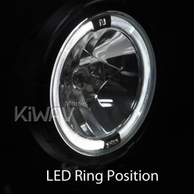Sirius NS-3717 9 inch driving light with LED ring