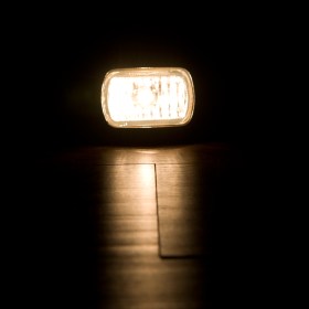 Sirius NS-1 sqaure fog light lamp die-cast aluminum housing black Halogen bulb-H3 12V 55W for motorcycle and car
