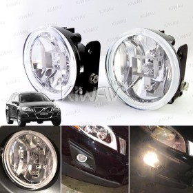 Sirius NS-15F 3.4 inch halogen round fog lights lamps H3 12V 55W metal mounting die-cast aluminum housing pair