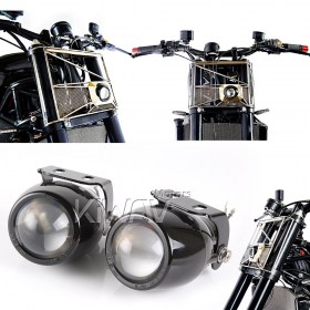 NS-2417 round 1.9 inch projector fog lights a pair