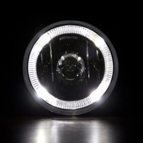 Sirius NS34 Driving Lamps Lights with LED light Ring Halogen bulb + amber H3 bulbs x pair