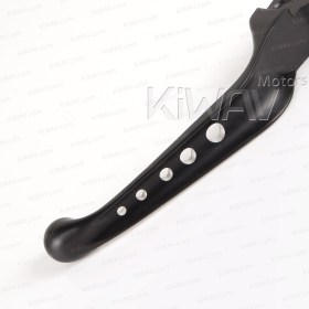Edge cut hand control levers black and silver compatible with Harley Davidson   '96-'03 XL '96-'17 Dyna®  '96-'14 Softail® and '96-'07 Touring models
