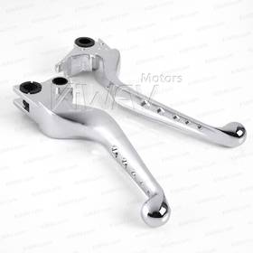 Edge cut hand control levers chrome compatible with Harley Davidson   '96-'03 XL '96-'17 Dyna®  '96-'14 Softail® and '96-'07 Touring models