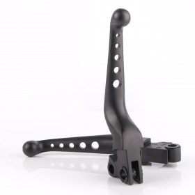 Edge cut hand control levers all black compatible with Harley Davidson  '96-'03 XL '96-'17 Dyna®  '96-'14 Softail® and '96-'07 Touring models