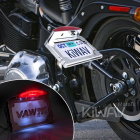 LED taillight license plate frame