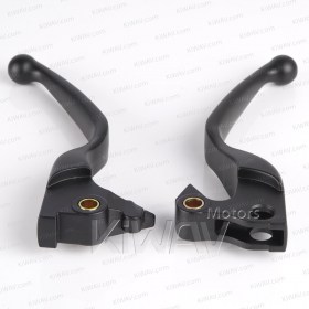 brake clutch hand control levers matte black compatible with Harley Davidson '14-later XL models