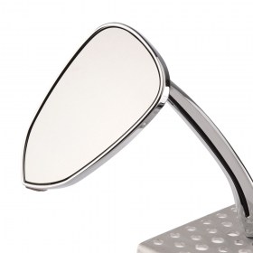 Flash chrome LED mirrors compatible with Harley Davidson