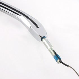 Flash chrome LED mirrors compatible with Harley Davidson