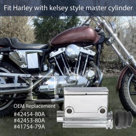 Harley Rear Brake Kelsey style aftermarket Master Cylinder 3/4 inch