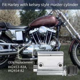 Harley Rear Brake Kelsey style Master Cylinder 5/8 inch